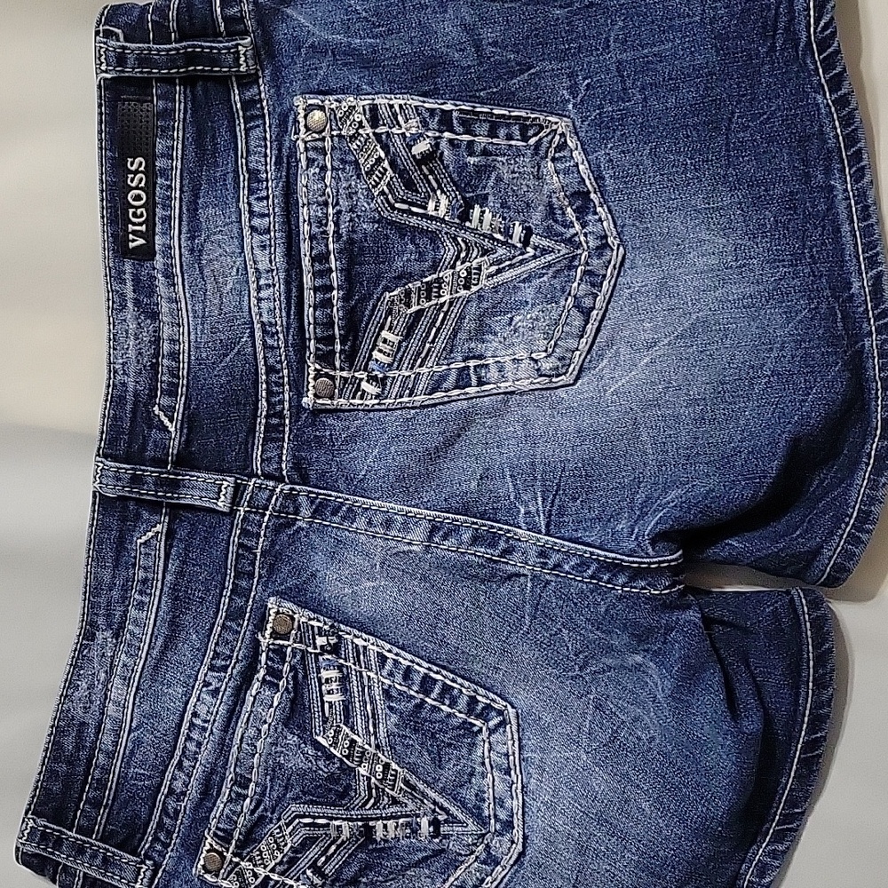 Vigoss Distressed Denim Shorts